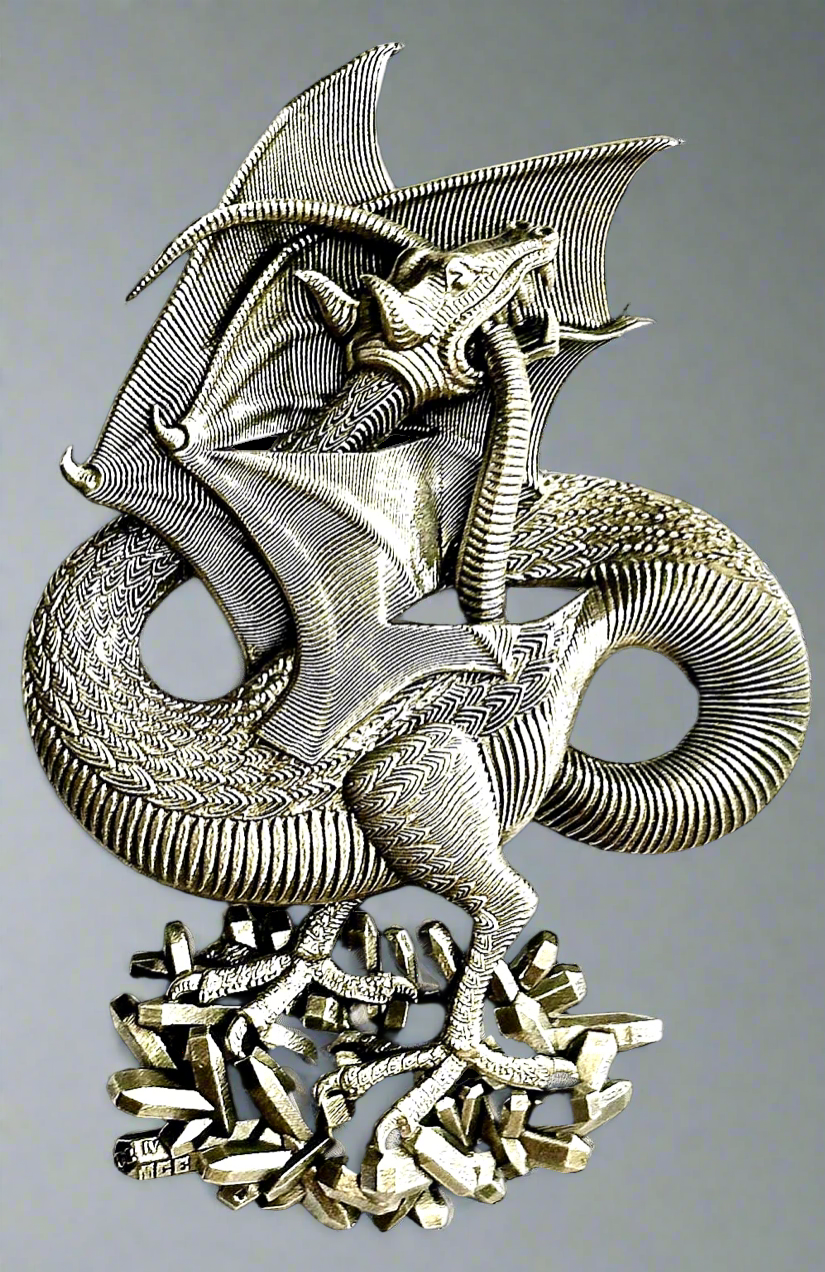 M.C. ESCHER '52 Dragon Reimagined