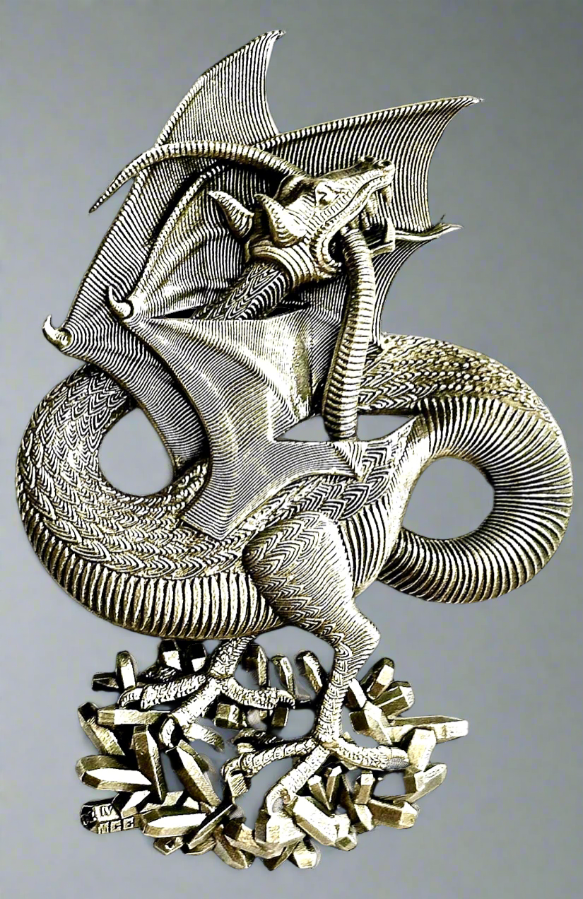 M.C. ESCHER '52 DRAGON REIMAGINED