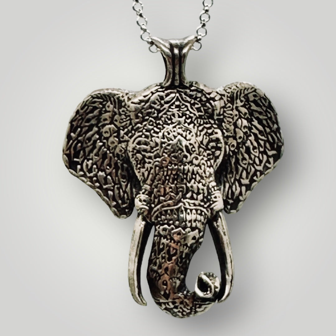 Mandala Elephant Necklace